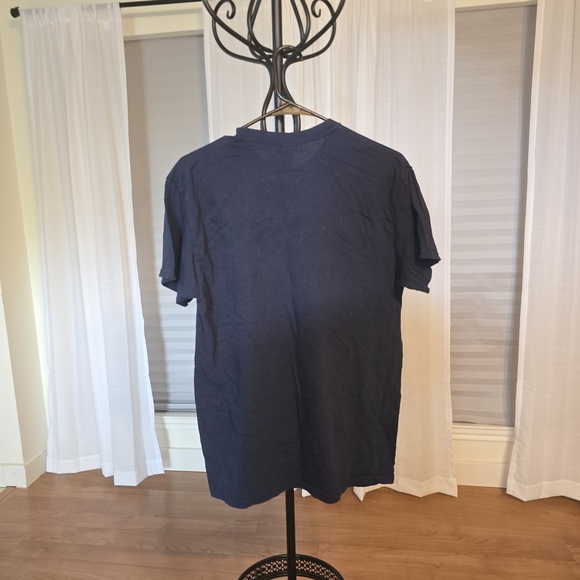 Gildan Navy Blue Cotton T-Shirt Medium G9 Away - Picture 4 of 5